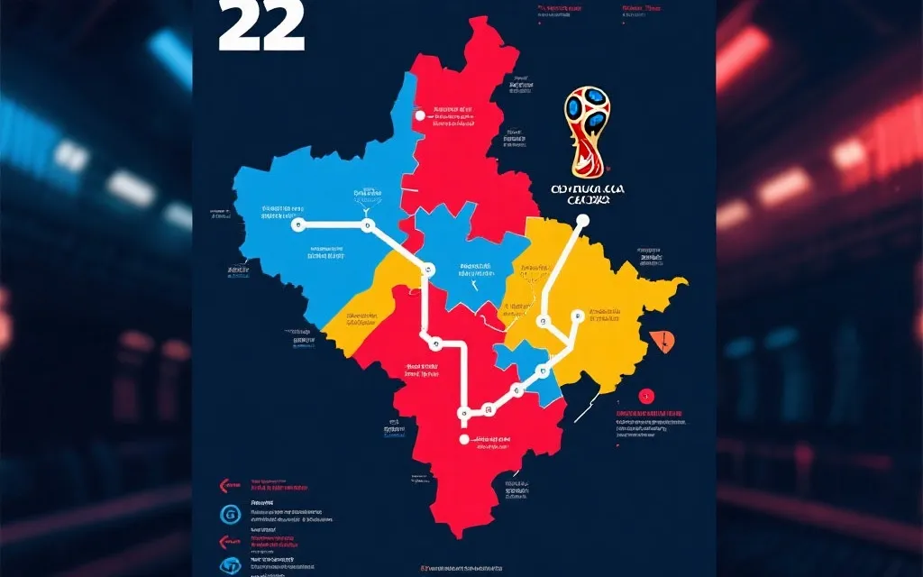 2026世界杯北美完整赛程淘汰赛路线图：从1/16决赛到决赛，提前看懂夺冠之路与观赛出行